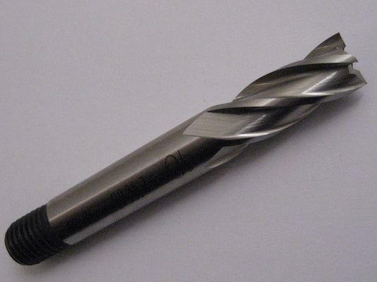 7mm HSS 4 Fluted Bottom Cutting End Mill